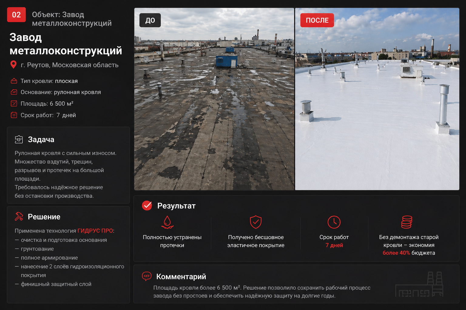 Завод металлоконструкций — г. Реутов, МО